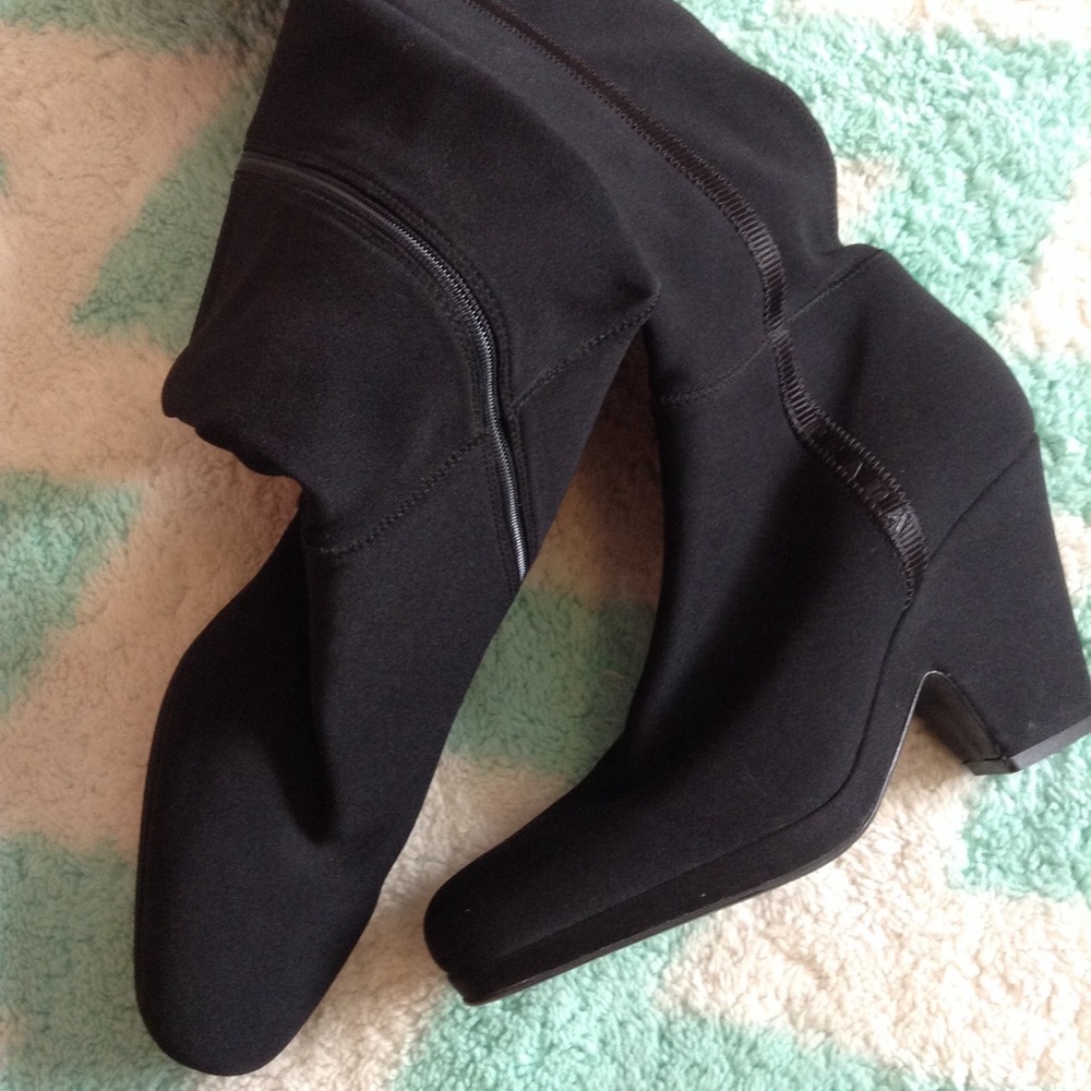 exc PRADA black neoprene boots 37.5 7 7.5 (E5) - Picture 3 of 8